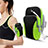 Universal Gym Sport Running Jog Arm Band Strap Case Diamond B21 Black