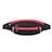 Universal Gym Sport Running Jog Belt Loop Strap Case L09 Red and Black