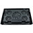 Universal Laptop Stand Notebook Holder Cooling Pad USB Fans 9 inch to 16 inch M01 for Apple MacBook Pro 13 inch (2020) Black