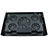 Universal Laptop Stand Notebook Holder Cooling Pad USB Fans 9 inch to 16 inch M01 for Apple MacBook Pro 13 inch Black