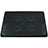 Universal Laptop Stand Notebook Holder Cooling Pad USB Fans 9 inch to 16 inch M04 for Apple MacBook 12 inch Black