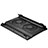 Universal Laptop Stand Notebook Holder Cooling Pad USB Fans 9 inch to 16 inch M05 for Apple MacBook Pro 13 inch Silver