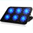 Universal Laptop Stand Notebook Holder Cooling Pad USB Fans 9 inch to 16 inch M18 for Apple MacBook Pro 13 inch Black