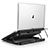 Universal Laptop Stand Notebook Holder Cooling Pad USB Fans 9 inch to 16 inch M18 for Apple MacBook Pro 15 inch Black