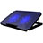 Universal Laptop Stand Notebook Holder Cooling Pad USB Fans 9 inch to 16 inch M19 for Apple MacBook 12 inch Black