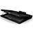Universal Laptop Stand Notebook Holder Cooling Pad USB Fans 9 inch to 16 inch M19 for Samsung Galaxy Book Flex 13.3 NP930QCG Black
