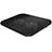 Universal Laptop Stand Notebook Holder Cooling Pad USB Fans 9 inch to 16 inch M20 for Apple MacBook 12 inch Black