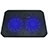 Universal Laptop Stand Notebook Holder Cooling Pad USB Fans 9 inch to 16 inch M20 for Apple MacBook Air 11 inch Black