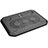 Universal Laptop Stand Notebook Holder Cooling Pad USB Fans 9 inch to 16 inch M20 for Apple MacBook Air 11 inch Black