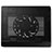 Universal Laptop Stand Notebook Holder Cooling Pad USB Fans 9 inch to 16 inch M23 for Apple MacBook Air 11 inch Black