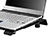 Universal Laptop Stand Notebook Holder Cooling Pad USB Fans 9 inch to 16 inch M24 for Apple MacBook Air 11 inch Black