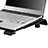 Universal Laptop Stand Notebook Holder Cooling Pad USB Fans 9 inch to 16 inch M24 for Apple MacBook Air 13 inch Black