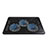 Universal Laptop Stand Notebook Holder Cooling Pad USB Fans 9 inch to 17 inch L04 for Apple MacBook Air 13.3 inch (2018) Black