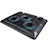 Universal Laptop Stand Notebook Holder Cooling Pad USB Fans 9 inch to 17 inch L04 for Apple MacBook Pro 13 inch (2020) Blue