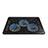 Universal Laptop Stand Notebook Holder Cooling Pad USB Fans 9 inch to 17 inch L04 for Apple MacBook Pro 13 inch Retina Black