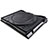 Universal Laptop Stand Notebook Holder Cooling Pad USB Fans 9 inch to 17 inch L05 for Apple MacBook Air 11 inch Black