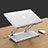 Universal Laptop Stand Notebook Holder K02 for Apple MacBook Pro 13 inch (2020) Silver