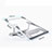 Universal Laptop Stand Notebook Holder K03 for Apple MacBook 12 inch Silver