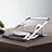 Universal Laptop Stand Notebook Holder K03 for Huawei Honor MagicBook 15 Silver