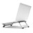 Universal Laptop Stand Notebook Holder K05 for Apple MacBook 12 inch Silver