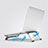 Universal Laptop Stand Notebook Holder K05 for Samsung Galaxy Book Flex 13.3 NP930QCG Silver