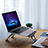 Universal Laptop Stand Notebook Holder K06 for Apple MacBook 12 inch Dark Gray