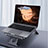 Universal Laptop Stand Notebook Holder K06 for Samsung Galaxy Book Flex 13.3 NP930QCG Dark Gray