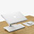 Universal Laptop Stand Notebook Holder K07 for Apple MacBook 12 inch Silver