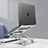 Universal Laptop Stand Notebook Holder K12 for Apple MacBook Pro 13 inch (2020) Silver