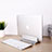 Universal Laptop Stand Notebook Holder S01 for Apple MacBook Air 11 inch Silver