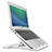 Universal Laptop Stand Notebook Holder S02 for Apple MacBook 12 inch Silver