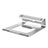 Universal Laptop Stand Notebook Holder S04 for Apple MacBook 12 inch Silver