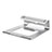 Universal Laptop Stand Notebook Holder S04 for Apple MacBook Pro 15 inch Silver