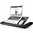 Universal Laptop Stand Notebook Holder S06 for Apple MacBook 12 inch Black