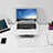 Universal Laptop Stand Notebook Holder S07 for Apple MacBook Pro 13 inch Silver