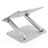Universal Laptop Stand Notebook Holder S08 for Apple MacBook 12 inch Silver