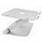 Universal Laptop Stand Notebook Holder S08 for Apple MacBook 12 inch Silver