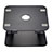 Universal Laptop Stand Notebook Holder S08 for Apple MacBook Air 13 inch (2020) Black