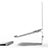 Universal Laptop Stand Notebook Holder S09 for Apple MacBook Pro 15 inch Silver
