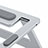 Universal Laptop Stand Notebook Holder S10 for Apple MacBook Pro 13 inch Retina Silver