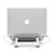 Universal Laptop Stand Notebook Holder S10 for Apple MacBook Pro 13 inch Silver