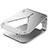 Universal Laptop Stand Notebook Holder S16 for Apple MacBook Pro 15 inch Retina Silver