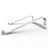 Universal Laptop Stand Notebook Holder T03 for Huawei Honor MagicBook 15 Silver