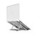 Universal Laptop Stand Notebook Holder T08 for Samsung Galaxy Book Flex 13.3 NP930QCG Silver