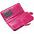Universal Leather Wristlet Wallet Handbag Case H02 Hot Pink