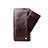 Universal Leather Wristlet Wallet Handbag Case H08 Brown