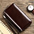 Universal Leather Wristlet Wallet Handbag Case H11 Brown