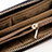 Universal Leather Wristlet Wallet Handbag Case H13 Black