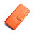 Universal Leather Wristlet Wallet Handbag Case K02 Orange