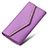 Universal Leather Wristlet Wallet Handbag Case K03 Purple